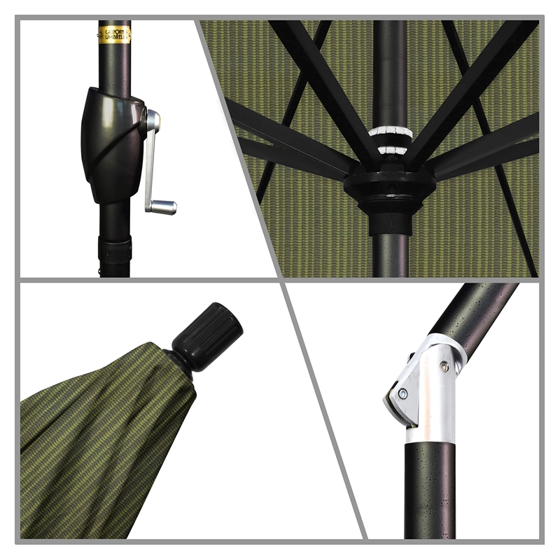 California Umbrella 7.5' Patio Umbrella in Terrace Fern