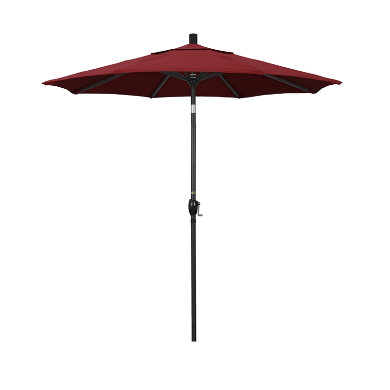 California Umbrella 7.5' Patio Umbrella in Red