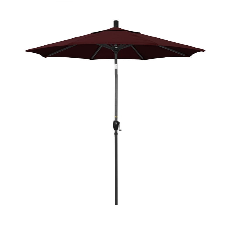 California Umbrella 7.5' Patio Umbrella in Burgundy
