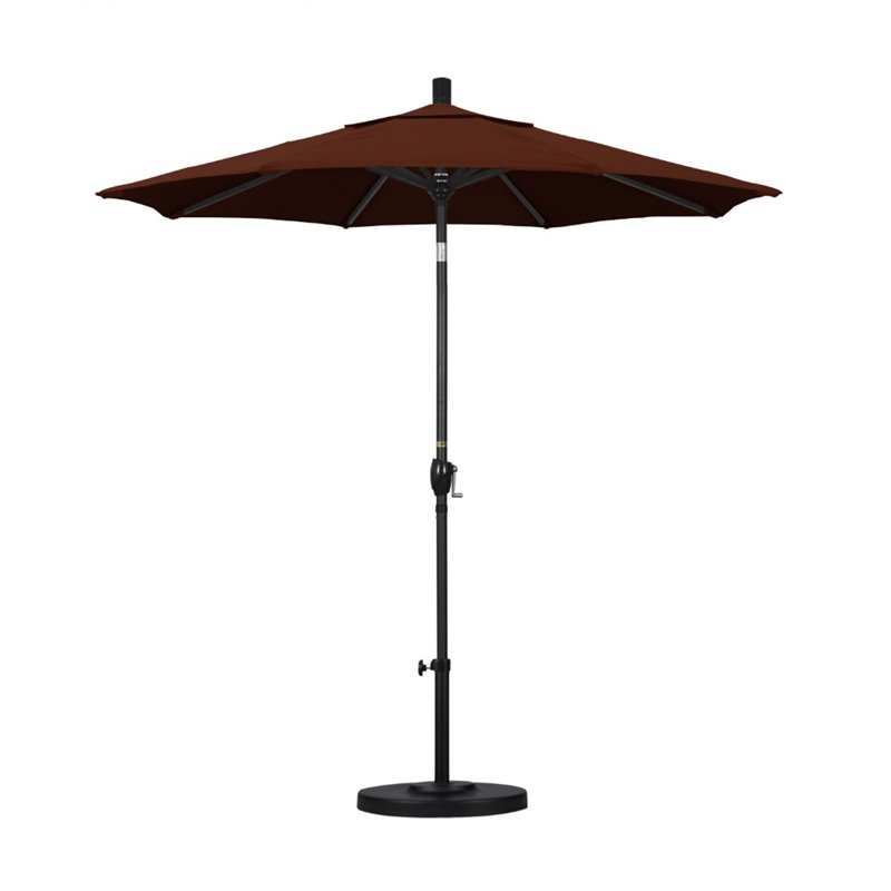 California Umbrella 7.5' Patio Umbrella in Brick