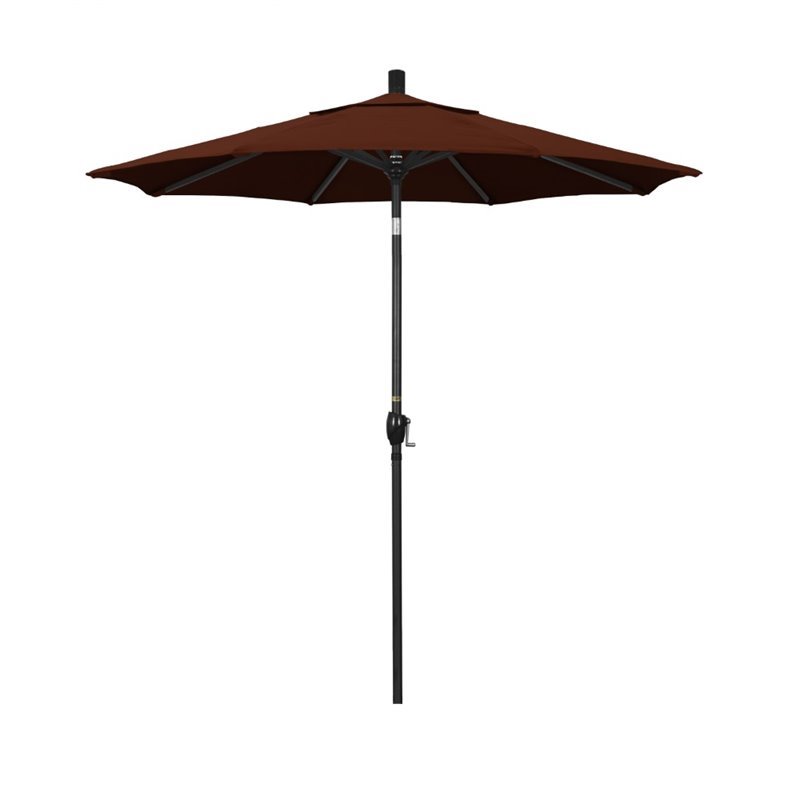 California Umbrella 7.5' Patio Umbrella in Brick