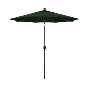 California Umbrella 7.5' Patio Umbrella in Hunter Green