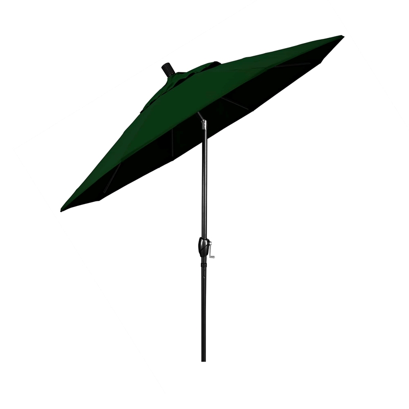 California Umbrella 7.5' Patio Umbrella in Hunter Green