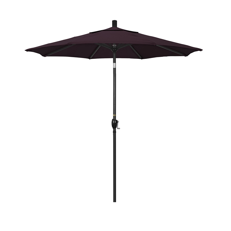 California Umbrella 7.5' Patio Umbrella in Purple