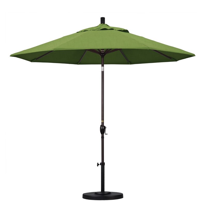 California Umbrella 9' Patio Umbrella in Spectrum Cilantro