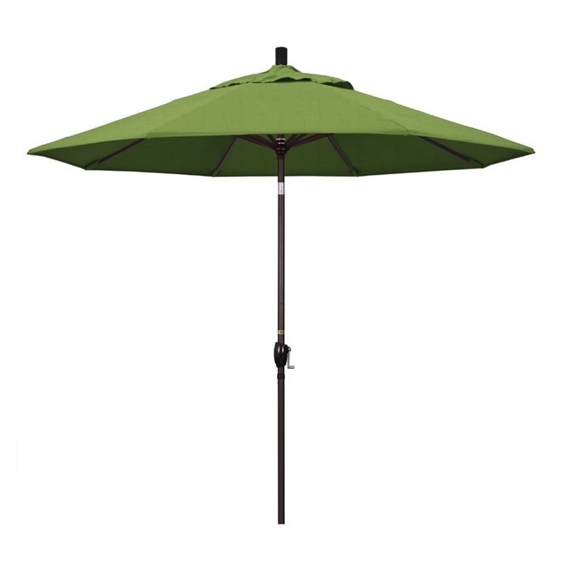 California Umbrella 9' Patio Umbrella in Spectrum Cilantro