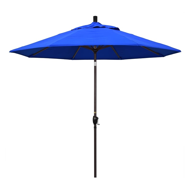 California Umbrella 9' Patio Umbrella in Pacific Blue