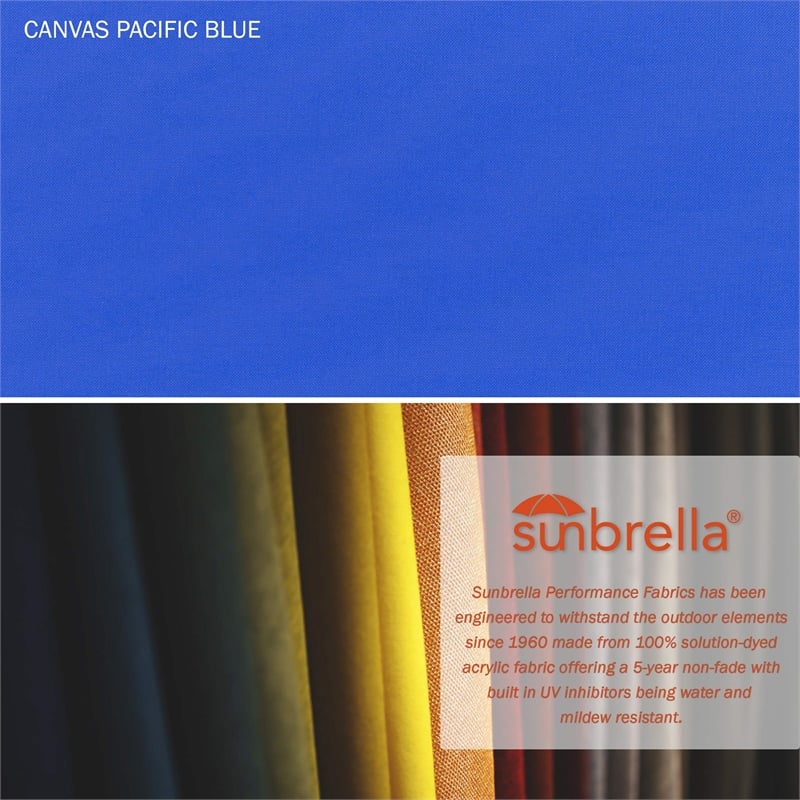California Umbrella 9' Patio Umbrella in Pacific Blue
