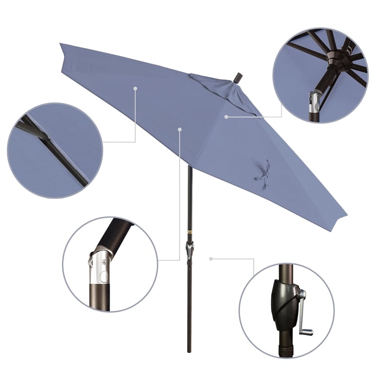 California Umbrella 9' Patio Umbrella in Wheat
