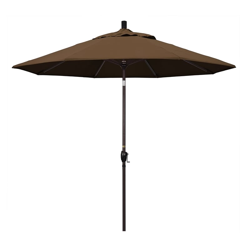 California Umbrella 9' Patio Umbrella in Cocoa
