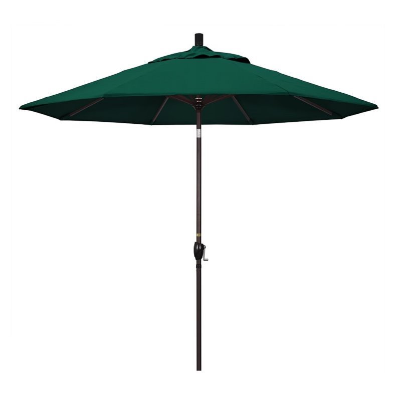 California Umbrella 9 Patio Umbrella In Forest Green Gspt908117 5446