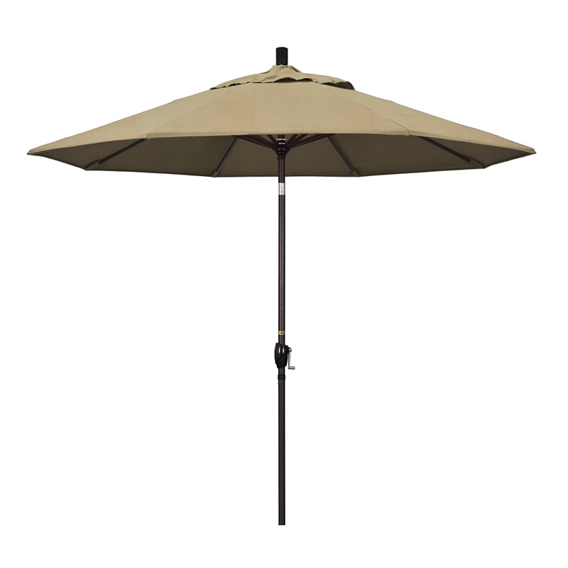 California Umbrella 9' Patio Umbrella in Heather Beige