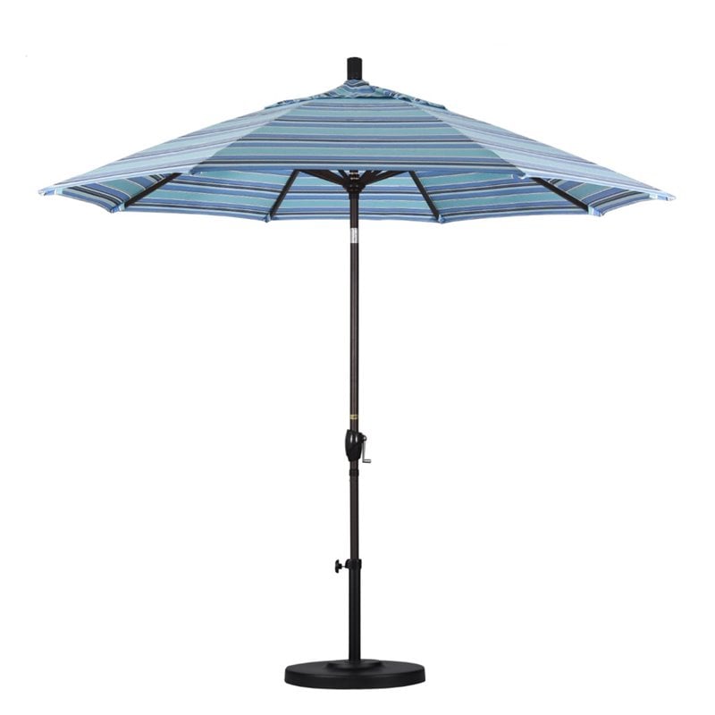 California Umbrella 9' Patio Umbrella in Dolce Oasis