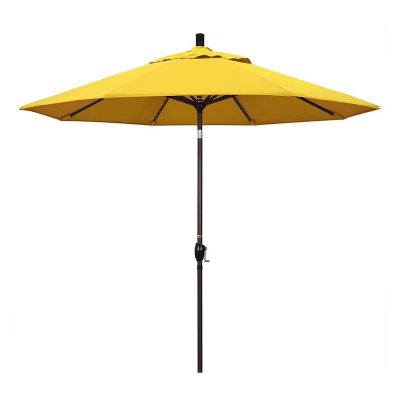 California Umbrella 9' Patio Umbrella in Lemon