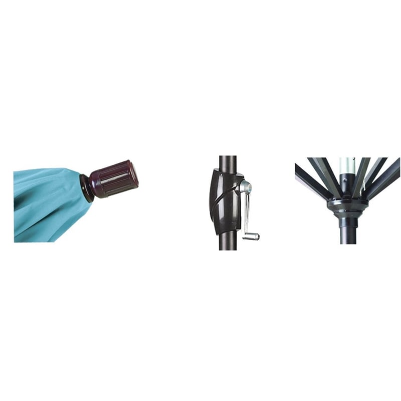 California Umbrella 9' Patio Umbrella in Lemon