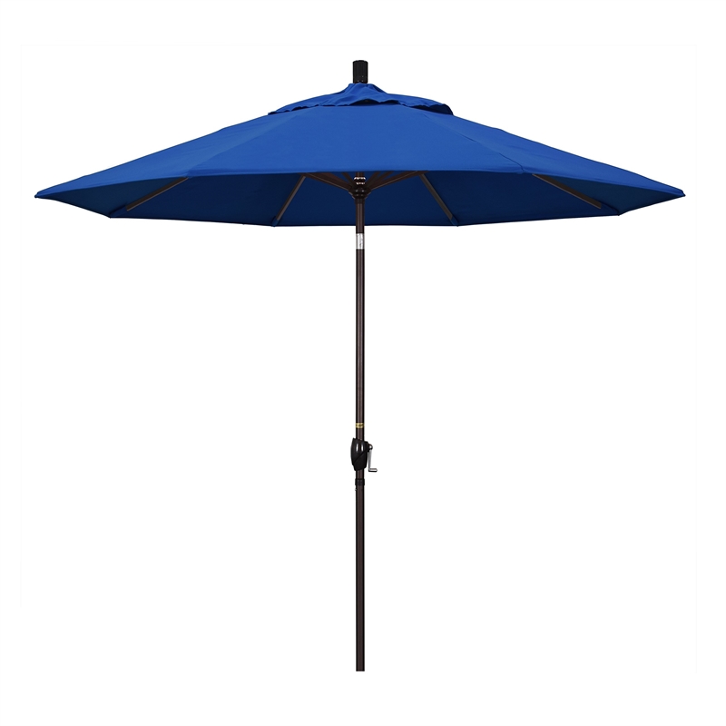 California Umbrella 9' Patio Umbrella in Pacific Blue