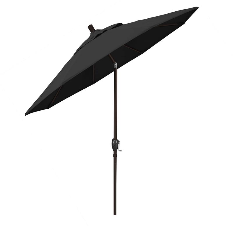 California Umbrella 9' Patio Umbrella in Black