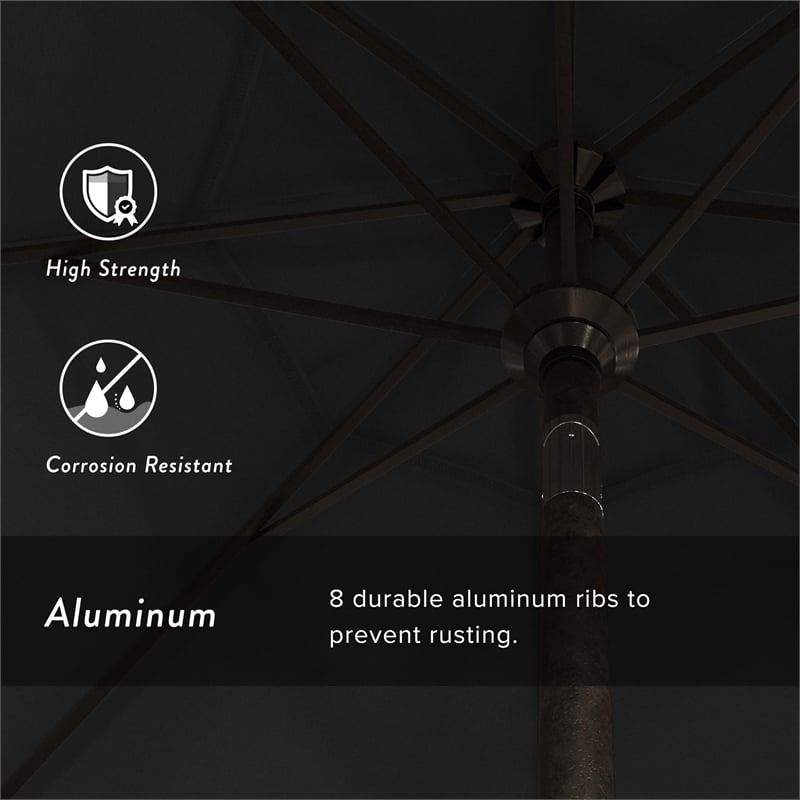 California Umbrella 9' Patio Umbrella in Mocha