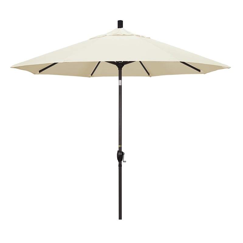 California Umbrella 9' Patio Umbrella in Canvas