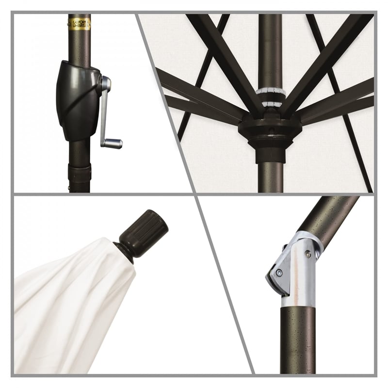 California Umbrella 9' Patio Umbrella in Canvas