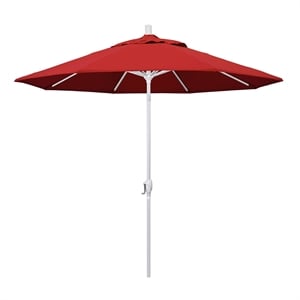 California Umbrella 9' Patio Umbrella in Jockey Red