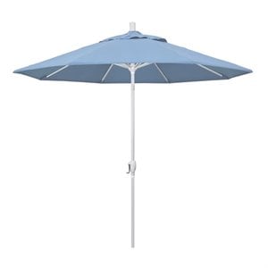 California Umbrella 9' Patio Umbrella in Air Blue
