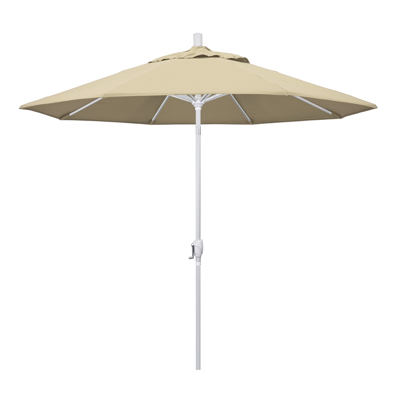 California Umbrella 9' Patio Umbrella in Antique Beige