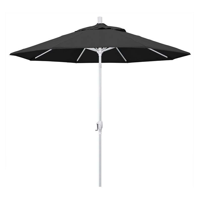 California Umbrella 9' Patio Umbrella in Black