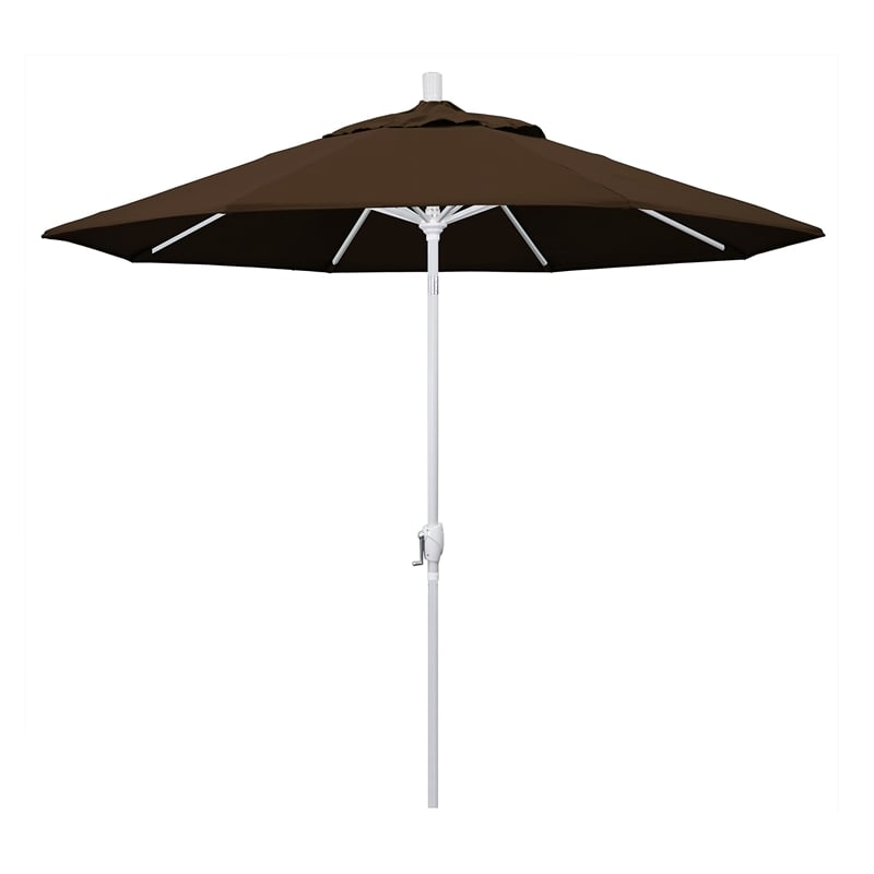 California Umbrella 9' Patio Umbrella in Mocha