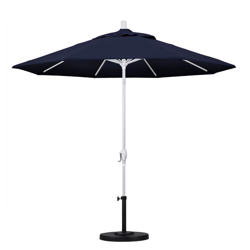 California Umbrella 9' Patio Umbrella in Navy Blue
