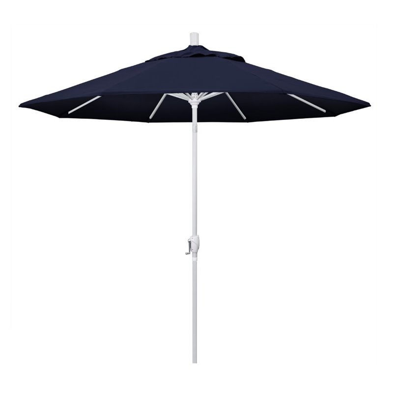 California Umbrella 9' Patio Umbrella in Navy Blue