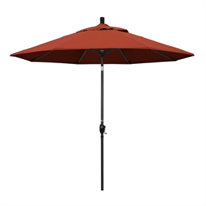 California Umbrella 9' Patio Umbrella in Terracotta