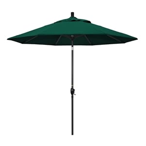 California Umbrella 9' Patio Umbrella in Forest Green
