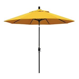 California Umbrella 9' Patio Umbrella in Sunflower Yellow