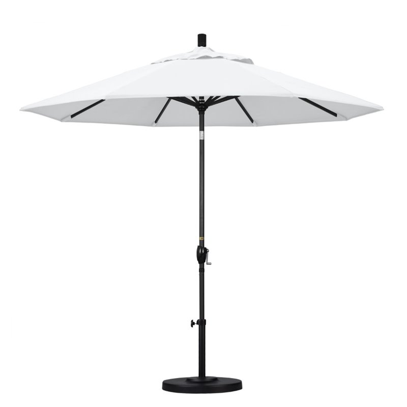 California Umbrella 9' Patio Umbrella in White