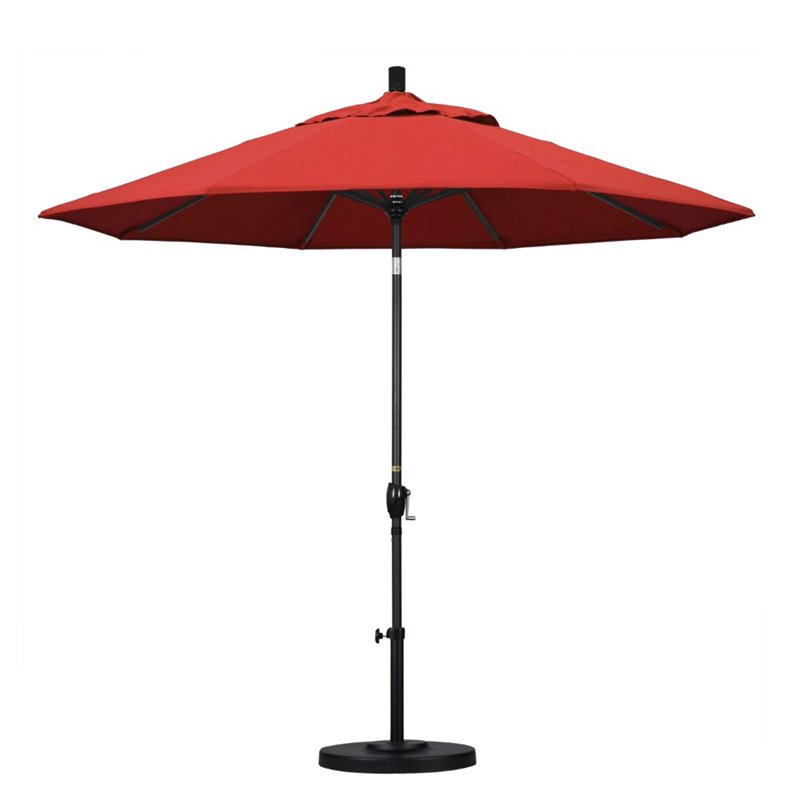 California Umbrella 9' Patio Umbrella in Red