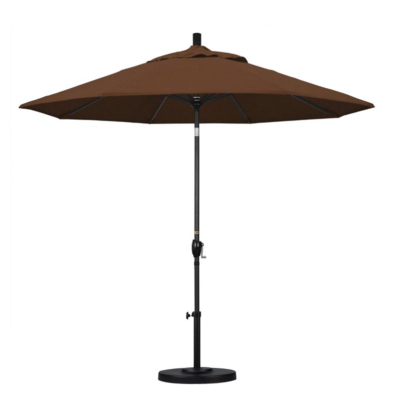 California Umbrella 9' Patio Umbrella in Teak