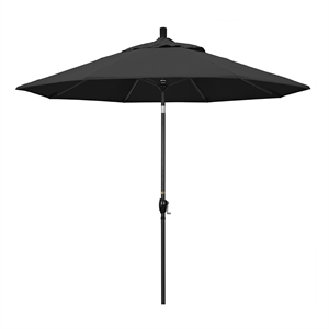 California Umbrella 9' Patio Umbrella in Black