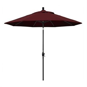 California Umbrella 9' Patio Umbrella in Burgundy