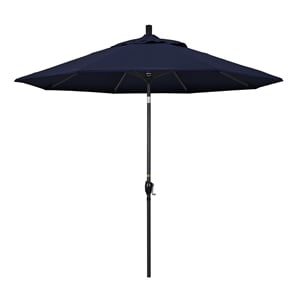California Umbrella 9' Patio Umbrella in Navy Blue