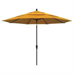 California Umbrella 11' Patio Umbrella in Sunflower Yellow