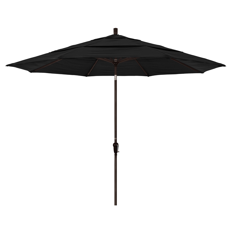 California Umbrella 11' Patio Umbrella in Hunter Green
