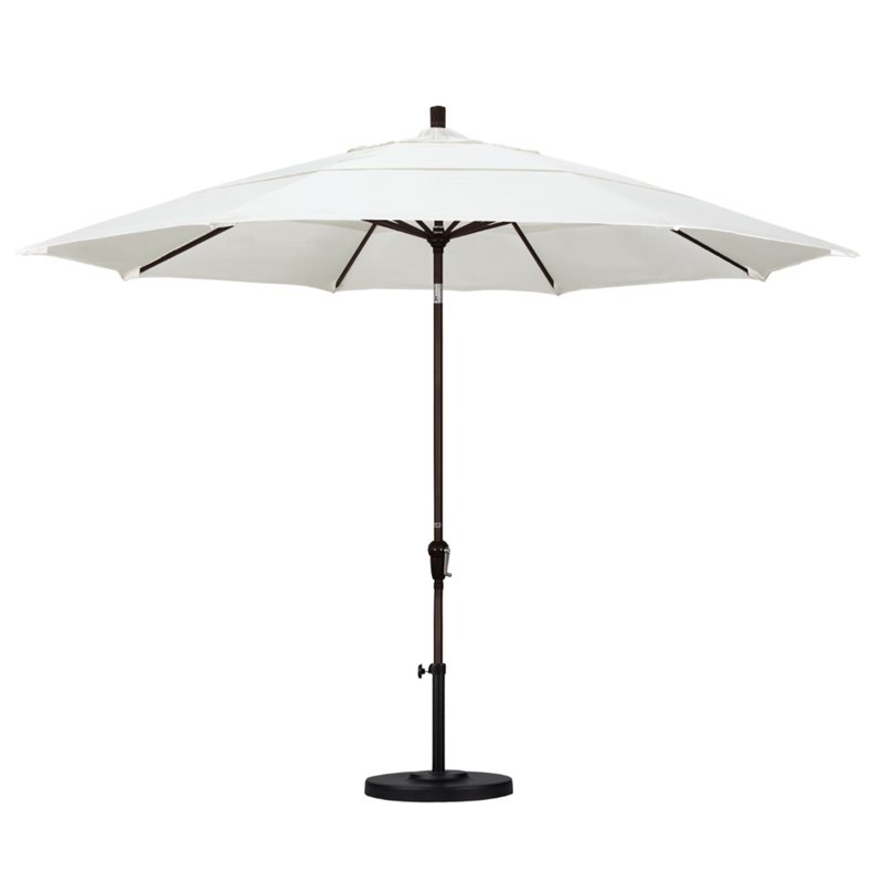 California Umbrella 11' Patio Umbrella in Canvas