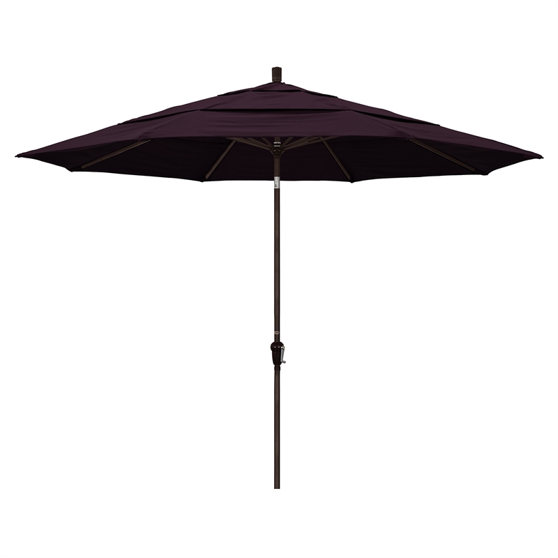 California Umbrella 11' Patio Umbrella in Purple