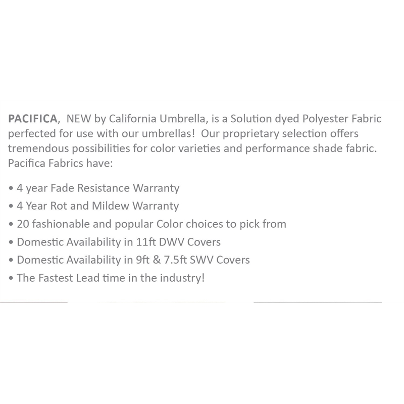 California Umbrella 11' Patio Umbrella in Purple