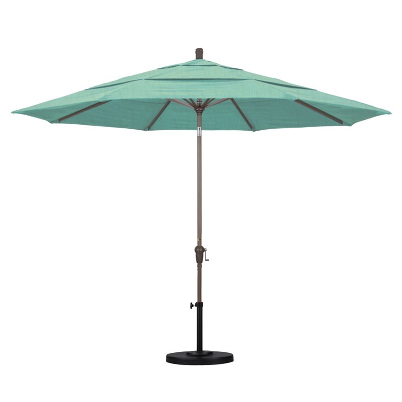 California Umbrella 11' Patio Umbrella in Spectrum Mist