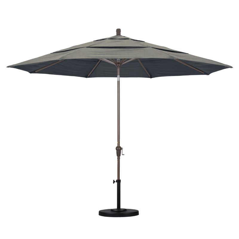 California Umbrella 11' Patio Umbrella in Spectrum Dove