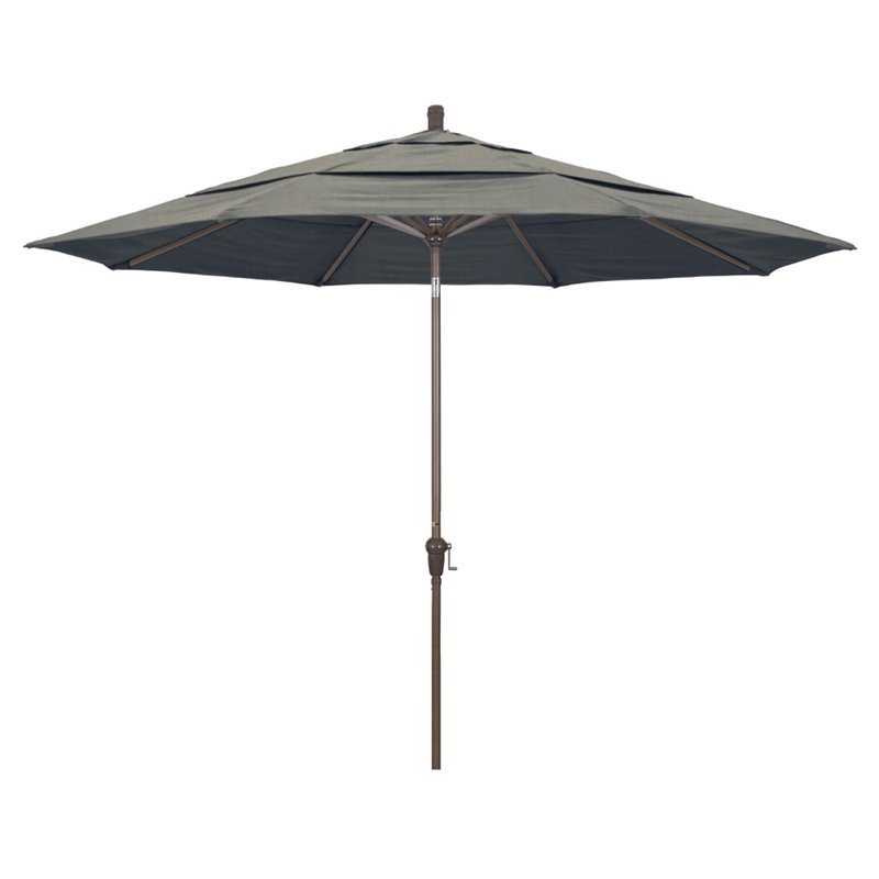 California Umbrella 11' Patio Umbrella in Spectrum Dove