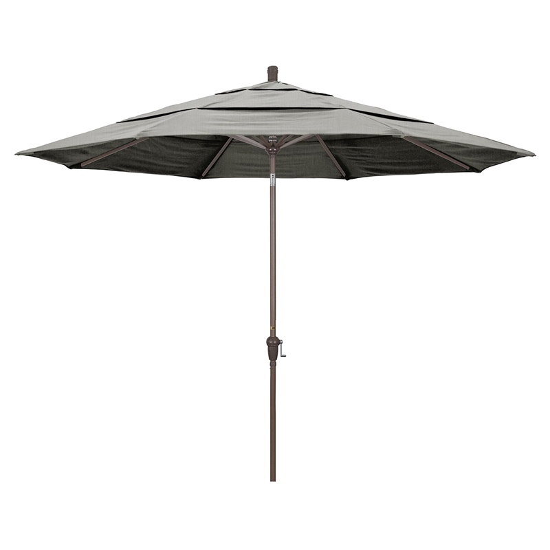 California Umbrella 11' Patio Umbrella in Granite