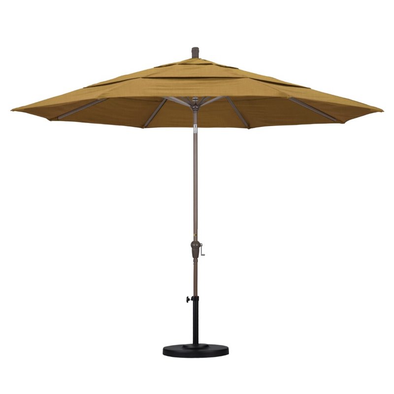 California Umbrella 11' Patio Umbrella in Wheat